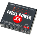 Voodoo Lab Pedal Power X4 4-output Isolated Guitar Pedal Power Supply