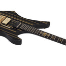Schecter Synyster Gates Custom-S Electric Guitar - Black with Gold Stripes