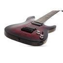 Schecter Omen Elite-7 Electric Guitar - Black Cherry Burst