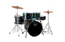 Mapex COMET 5 PIECE COMPLETE SETUP 20" BD EBONY YELLOW GRAIN
