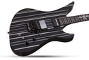 Schecter Synyster Gates Custom-S Electric Guitar - Black with Silver Stripes