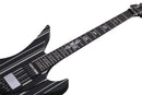 Schecter Synyster Gates Custom-S Electric Guitar - Black with Silver Stripes