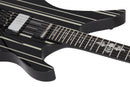Schecter Synyster Gates Custom-S Electric Guitar - Black with Silver Stripes