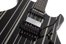 Schecter Synyster Gates Custom-S Electric Guitar - Black with Silver Stripes