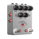 JHS Wanderer 2-in-1 Overdrive / Distortion Pedal with 2 Dunlop 6-Inch Patch Cables