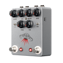 JHS Wanderer 2-in-1 Overdrive / Distortion Pedal with JHS Red Remote and 2 Dunlop 6-Inch Patch Cables