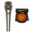 sE Electronics V7 NICKEL Studio-grade Handheld Microphone Supercardioid Brushed-Nickel optic with 25 ft XLR Mic Cable