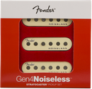 Fender Gen 4 Noiseless Stratocaster Pickup Set with Mojotone Solderless Deluxe Strat Harness