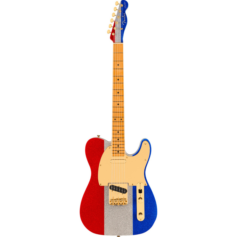 Fender Limited Edition Buck Owens Telecaster - Red, Silver and Blue Sparkle (Open Box)