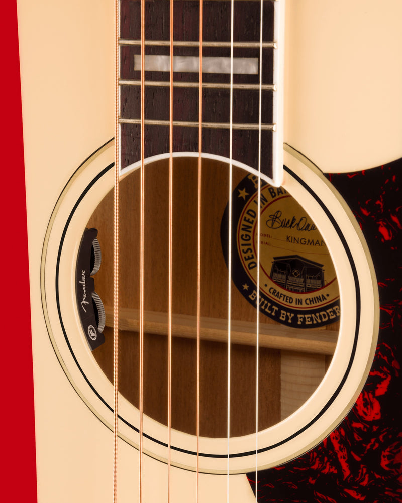 Fender Buck Owens Kingman Acoustic-electric Guitar - Red, White, and Blue