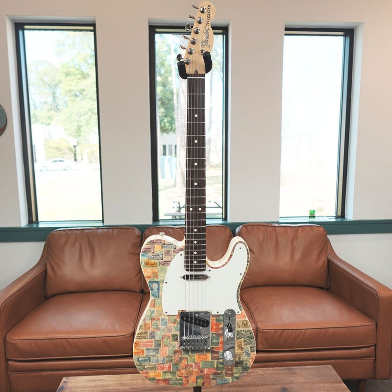 Fender Custom Shop Andy Mooney World Stamp Collection Telecaster Benefiting LA Wildfire Relief - Guyana