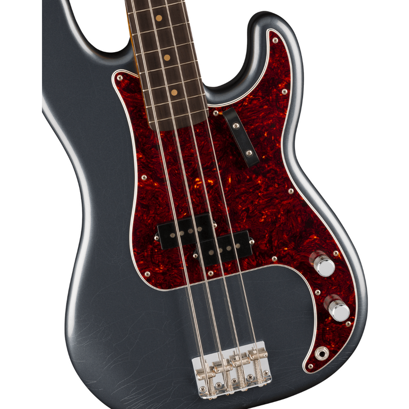 Fender Vintera II Road Worn '60s Precision Bass Rosewood Fingerboard Charcoal Frost Metallic