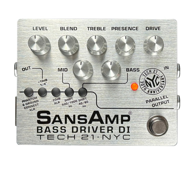 Tech 21 SansAmp BSDR-30 Limited Edition 30th Anniversary Bass Driver DI