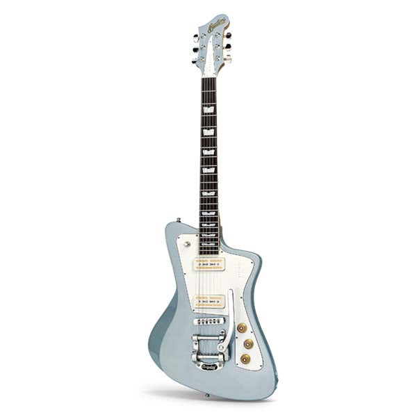 Baum Guitars Wingman TD with Bigsby Skyline Blue with Hard Shell case (open box)