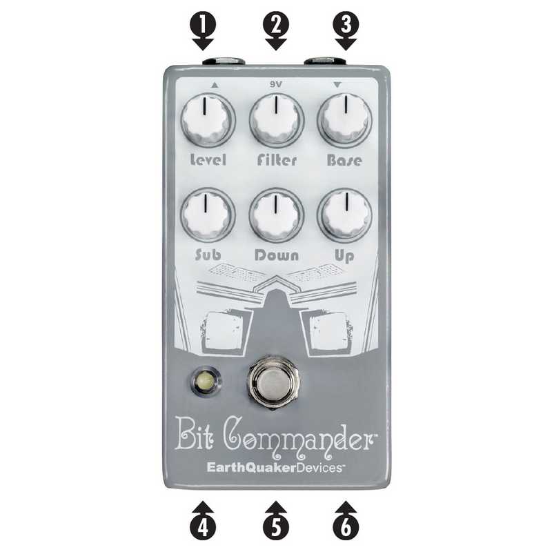 Earthquaker Devices Bit Commander Octave Synthesizer Effect Pedal Synth