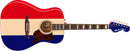 Fender Buck Owens Kingman Acoustic-electric Guitar - Red, White, and Blue
