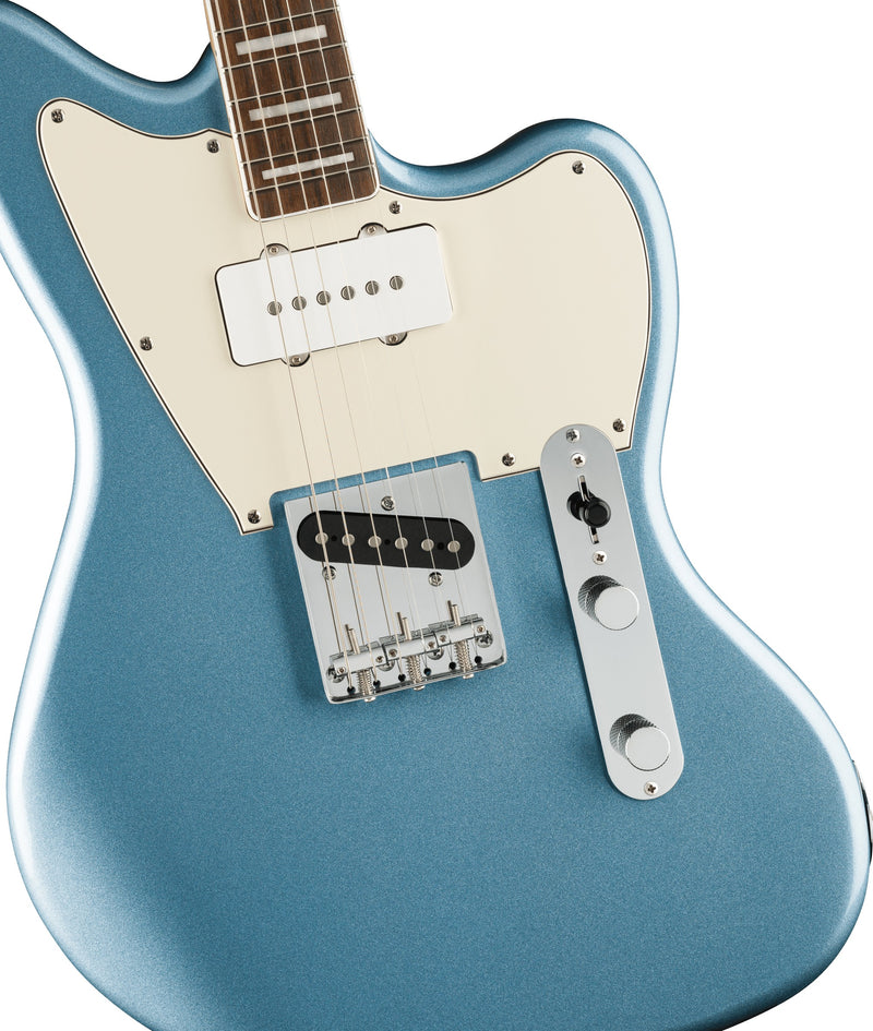 Squier Limited Edition Paranormal Offset Telecaster SJ, Laurel Fingerboard, Parchment Pickguard, Ice Blue Metallic