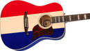 Fender Buck Owens Kingman Acoustic-electric Guitar - Red, White, and Blue