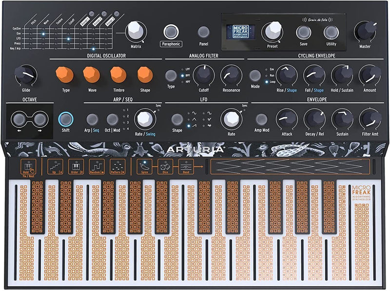 Arturia Microfreak Hybrid Synthesizer with Mic