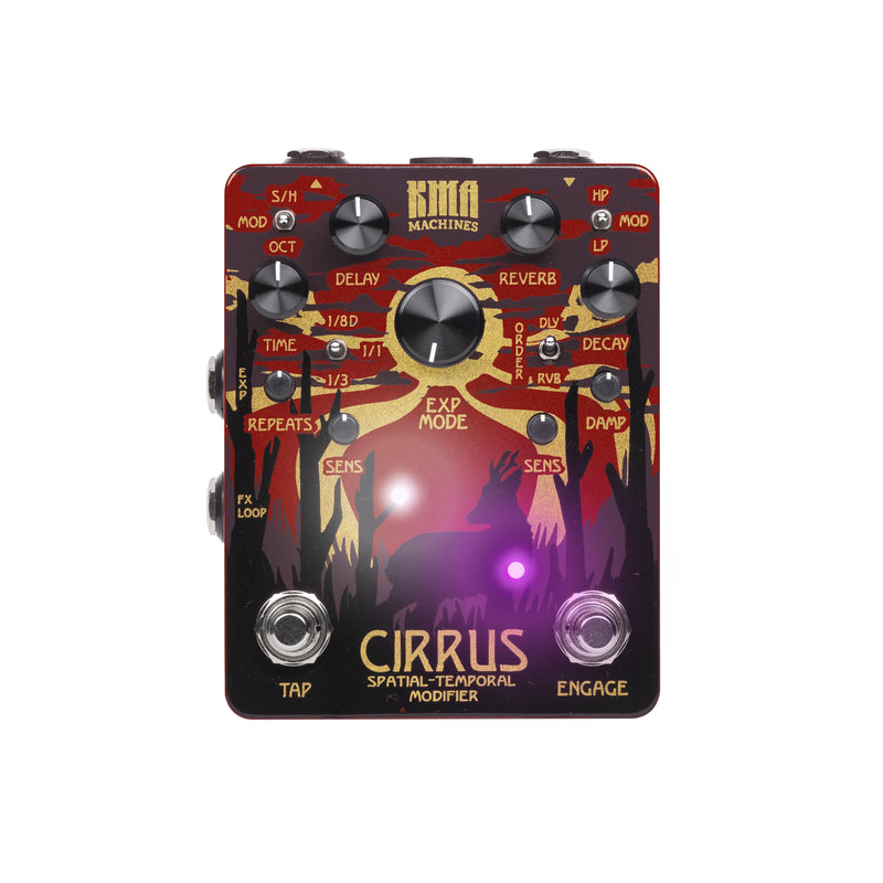 KMA Machines Cirrus Delay and Reverb Pedal (Open Box)