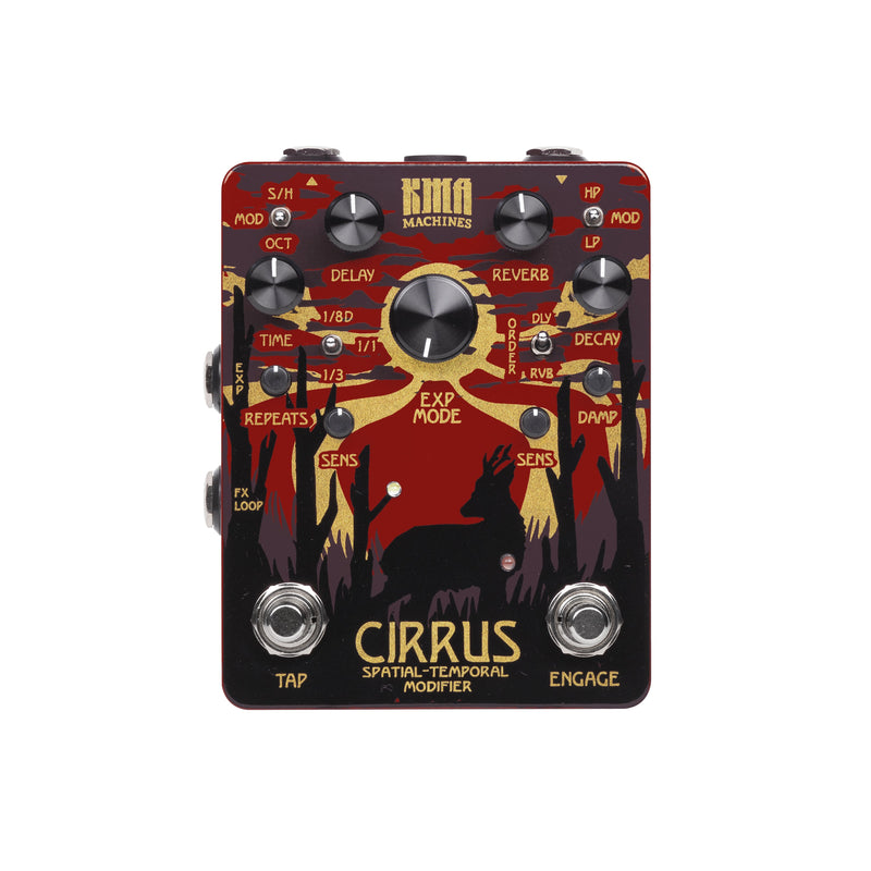 KMA Machines Cirrus Delay and Reverb Pedal (Open Box)