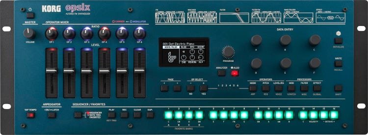 Korg Opsix MKII Altered FM Synthesizer Rackmountable Desktop Module