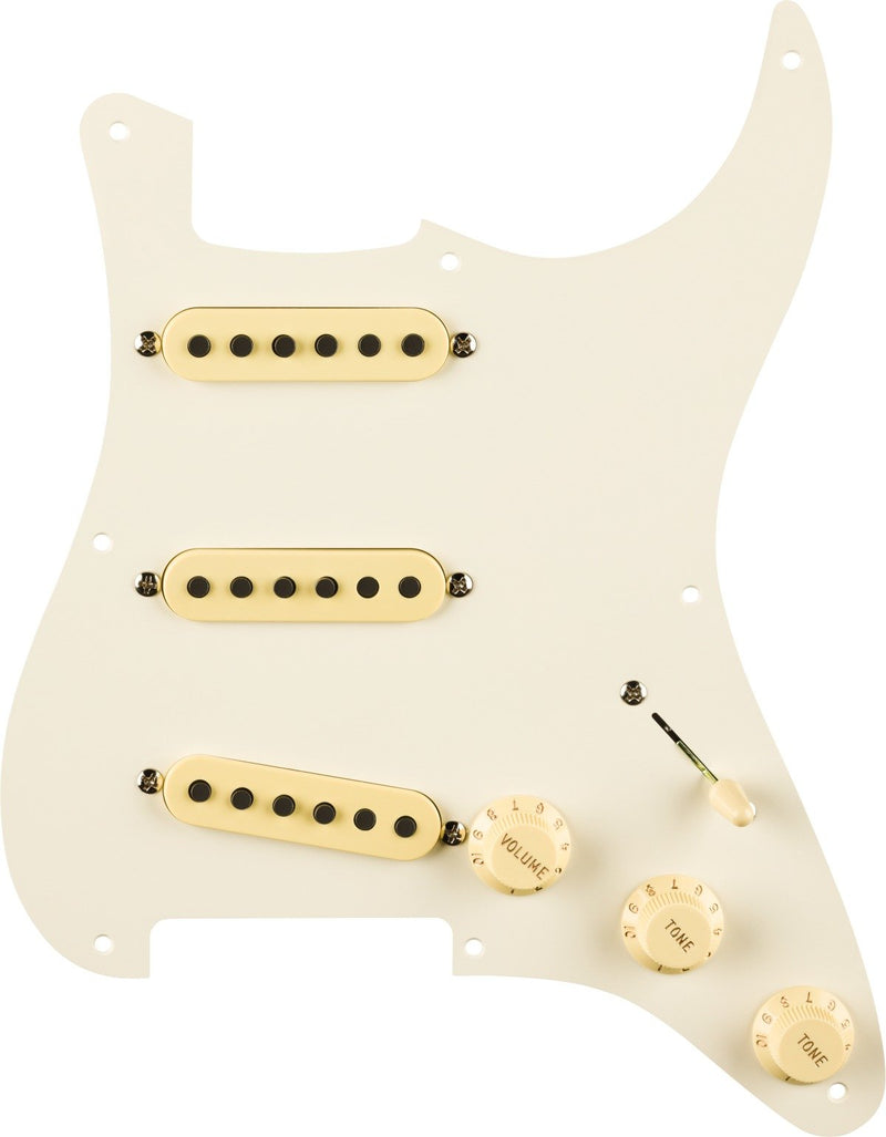 Fender Eric Johnson Prewired Stratocaster Pickguard - Parchment
