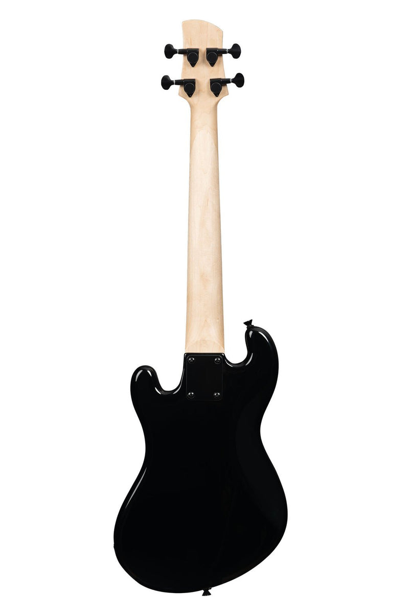 Kala UBASS-SB-BK-FS Solidbody U-Bass Electric Bass Guitar - Black (Open Box)