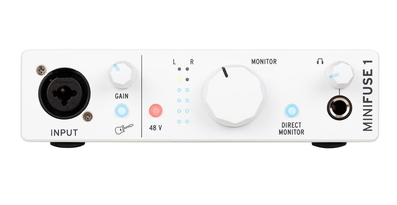 Arturia MiniFuse 1 USB-C Audio Interface - White