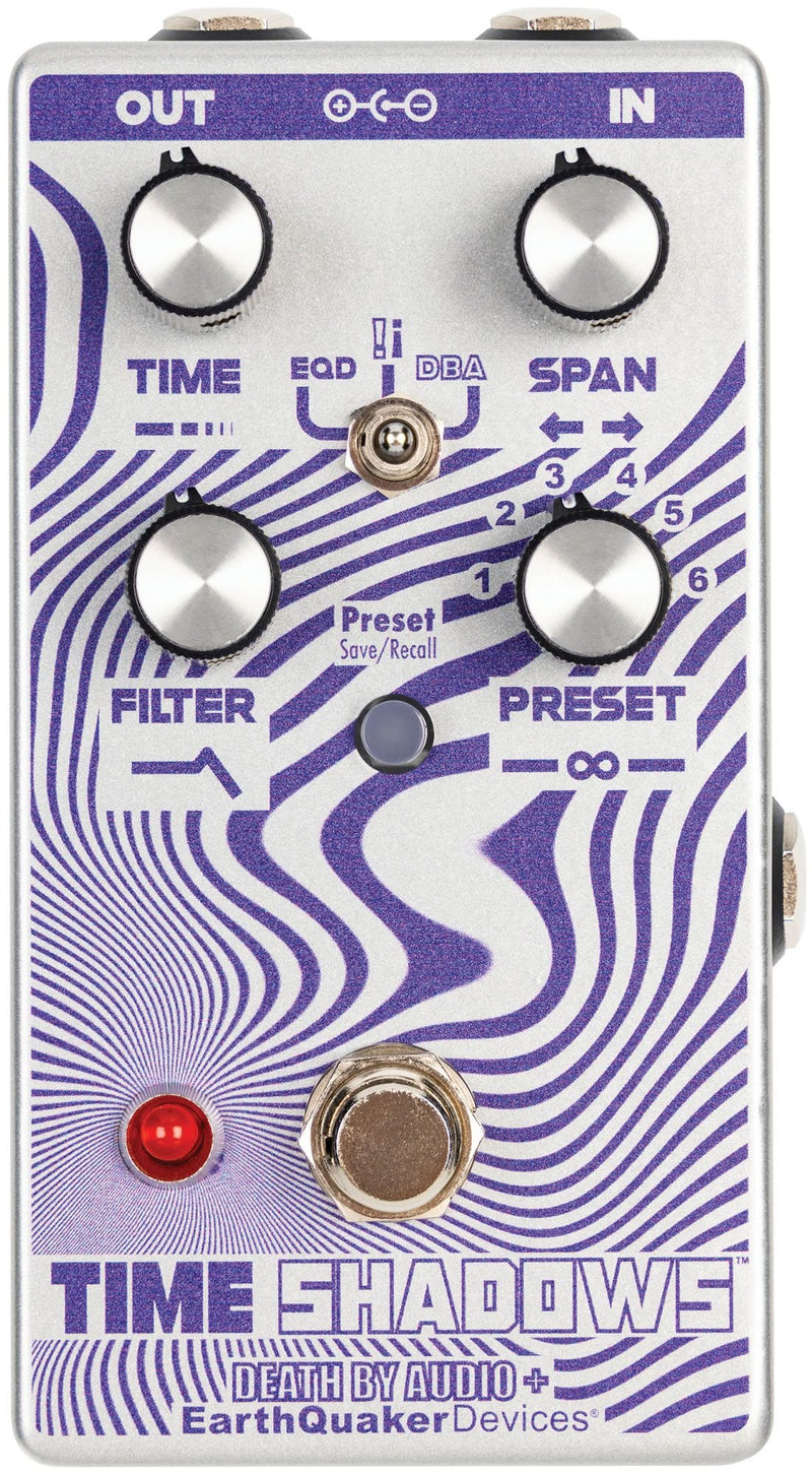 EQD Time Shadows II Subharmonic Multi-Delay Resonator Pedal