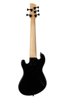 Kala Solidbody U-Bass Fretless Electric Bass Guitar, Black UBASS-SB5-BK-FL