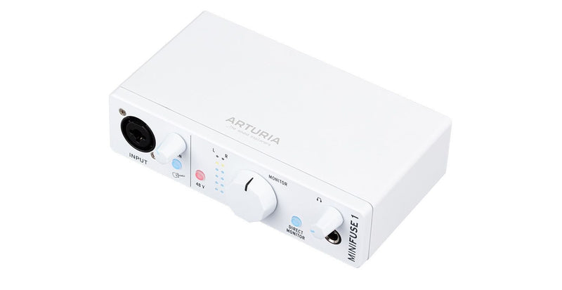 Arturia MiniFuse 1 USB-C Audio Interface - White