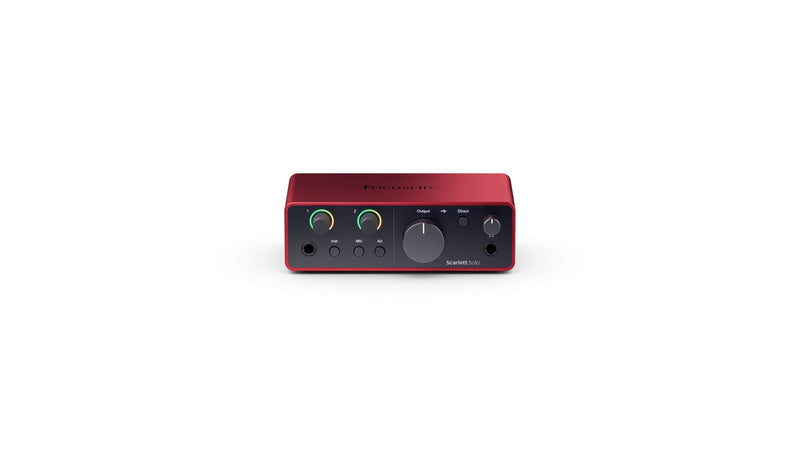 Focusrite Scarlett Solo 4th Gen Studio Bundle