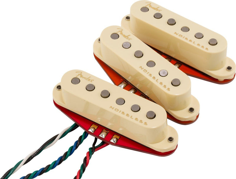 Fender Ultra Noiseless Hot Passive Stratocaster 3-piece Pickup Set - Cream