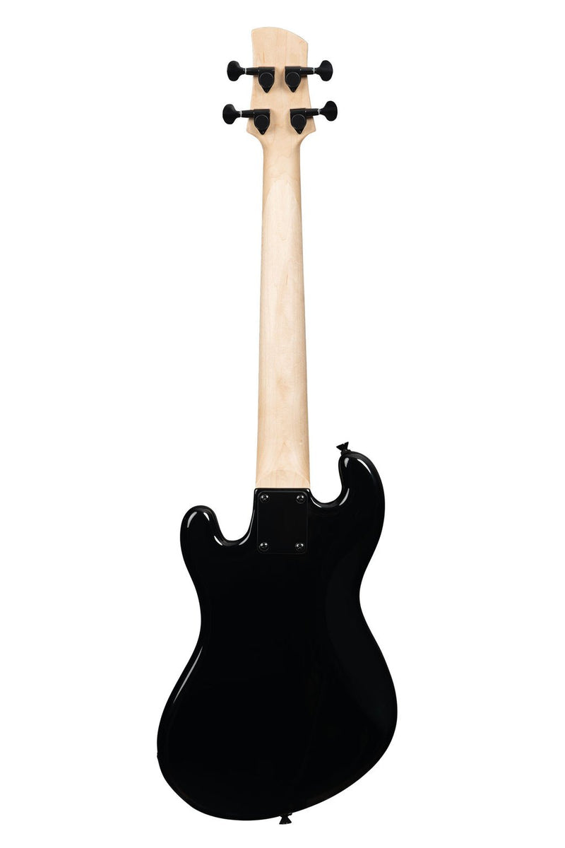 Kala UBASS-SB-BK-FS Solidbody U-Bass Electric Bass Guitar - Black