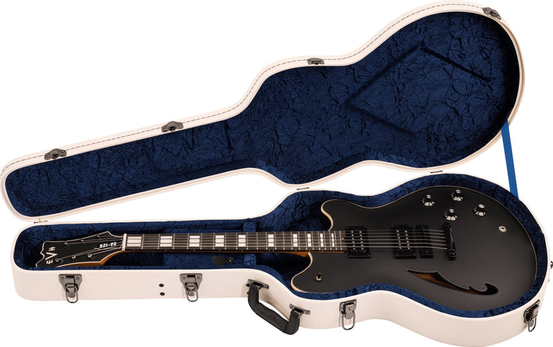 EVH SA-126 Special Semi-Hollowbody Electric Guitar with Case - Stealth Black