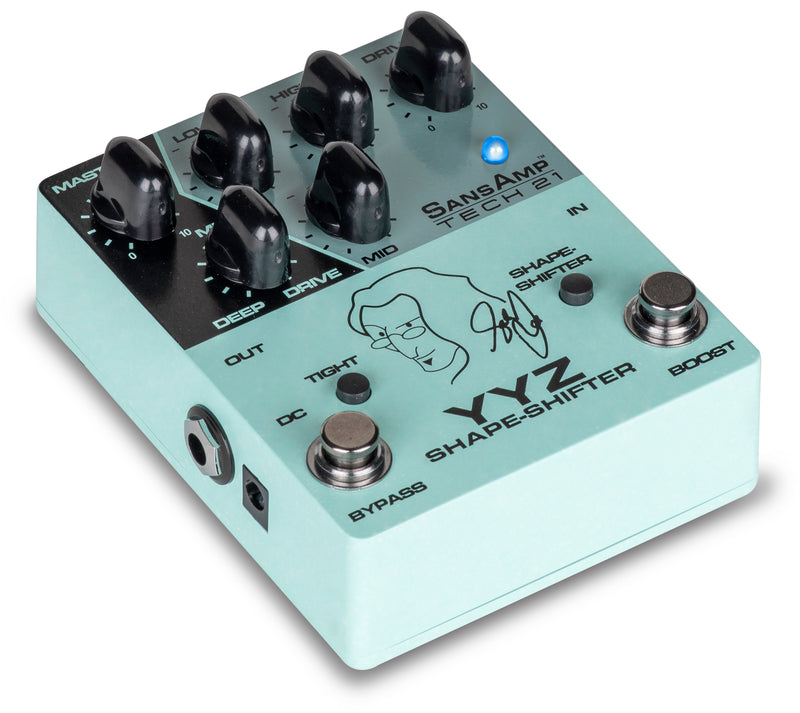 sansamp pedal Tech 21 Geddy Lee YYZ Shape-Shifter Signature SansAmp Pedal