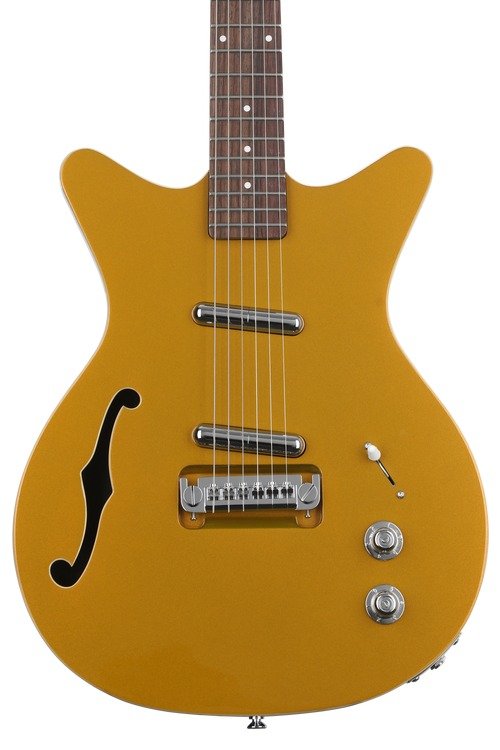 Danelectro Fifty Niner DC Semi-hollowbody Electric Guitar - Gold Top