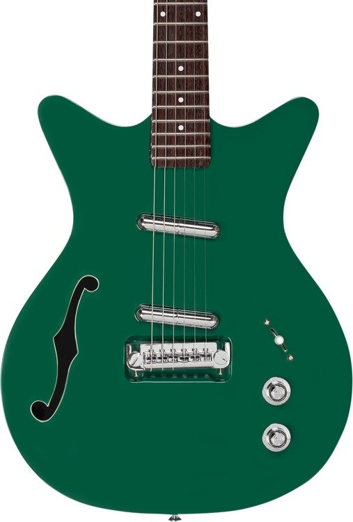Danelectro Fifty Niner DC Semi-hollowbody Electric Guitar - Jade Top