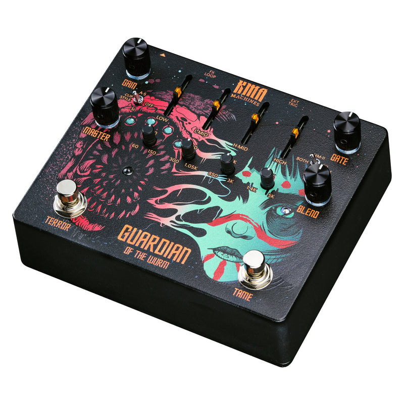 KMA Machines Guardian of the Wurm High Gain Distortion and Noise Gate Pedal