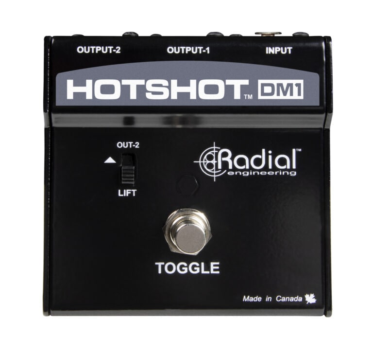 Radial HotShot DM-1 Dynamic Microphone Output Selector / Mute Switch (open box)