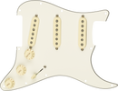 Fender Pre-Wired Strat Pickguard, Tex-Mex SSS, Parchment 11 Hole PG WBW