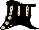 Fender Pre-Wired Strat Pickguard, Tex-Mex SSS, Black 11 Hole PG
