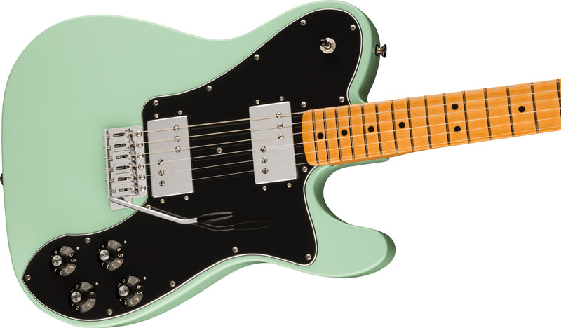 Fender Vintera II '70s Telecaster Deluxe w Tremolo Maple FB Surf Green w Gig Bag