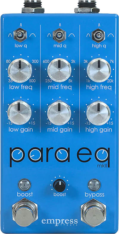 Empress Effects ParaEq MKII Parametric EQ Pedal (open box)
