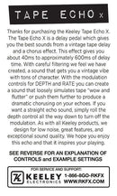 Keeley Magnetic Tape Echo