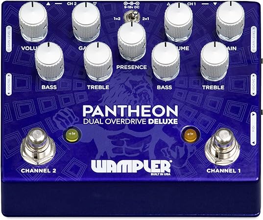 Wampler Dual Pantheon 2-channel Overdrive Pedal