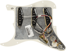 Fender Pre-Wired Strat Pickguard, Tex-Mex SSS, Parchment 11 Hole PG WBW