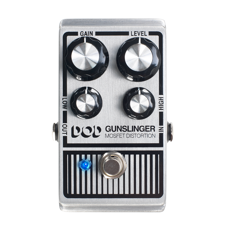 DOD Gunslinger Mosfet Distortion Pedal w 2-Band EQ