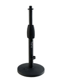 Gator Frameworks Desktop Mic Stand With Round Base And Twist Clutch